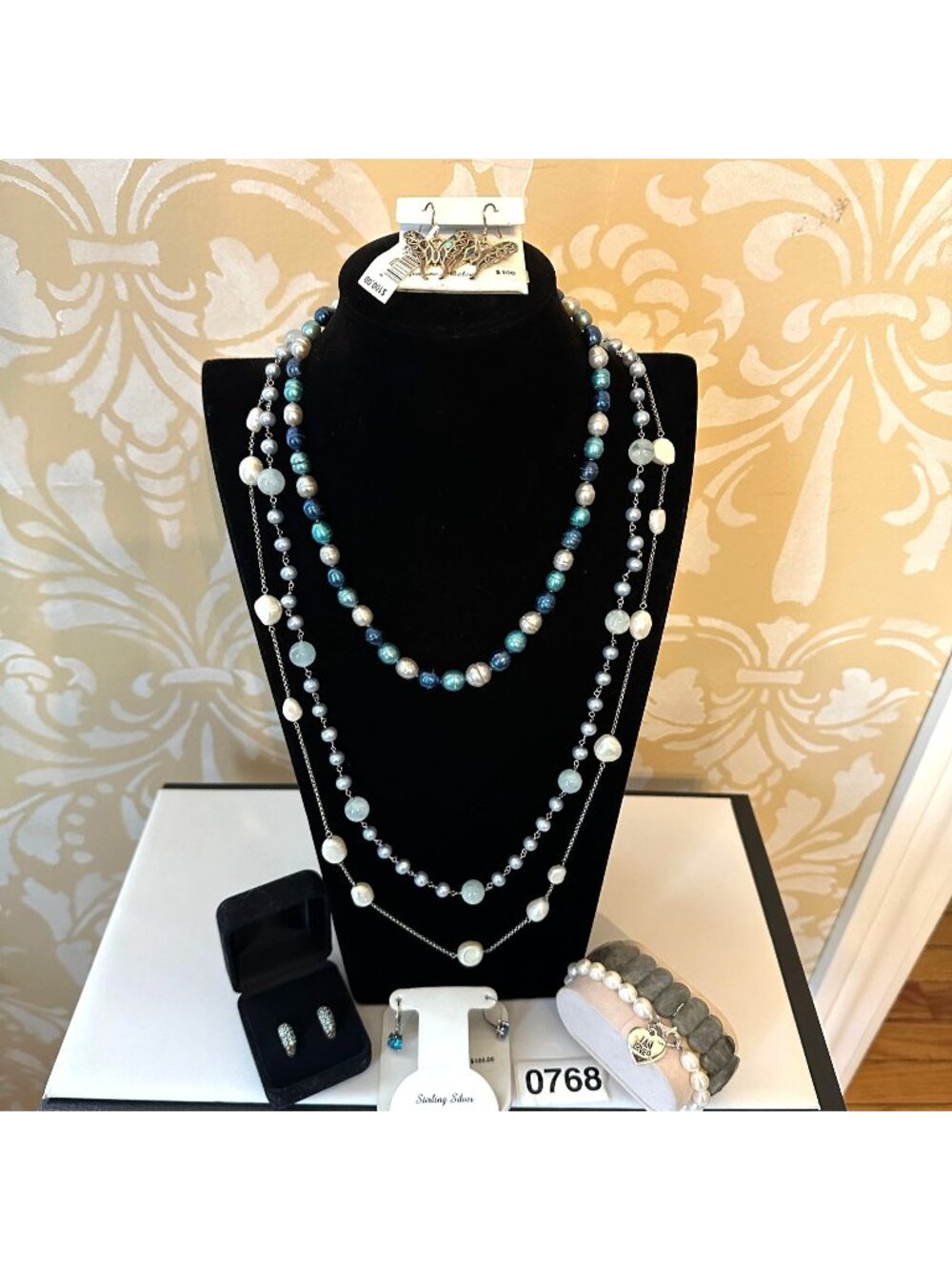 Jewelry Lot Vintage Modern Necklace Bracelets Earring Sterling Silver Gemstones
